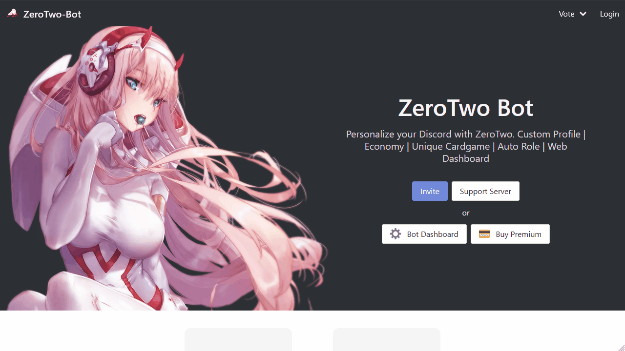 ZeroTwo-Bot Home Page
